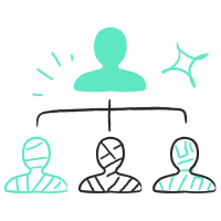 Crafty illusstrations310_business and finance _ hierarchy, management, employee, workplace, leadership